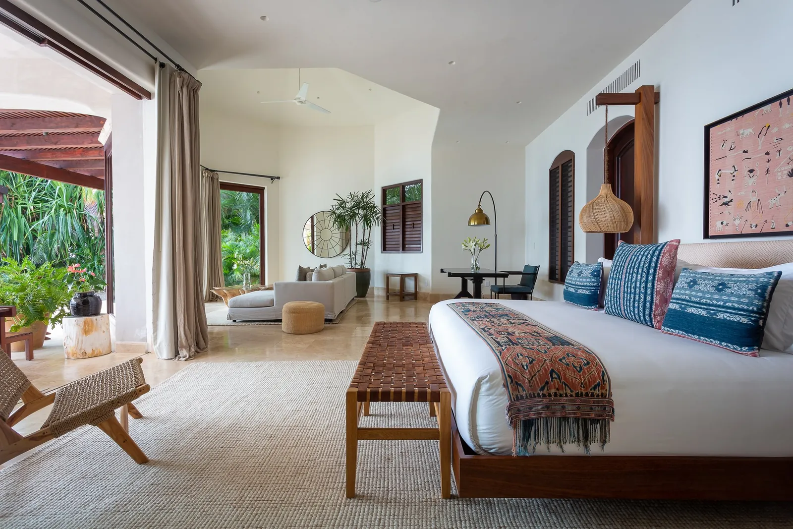 Casa La Vida, Master Suite 1: king bedroom and living area